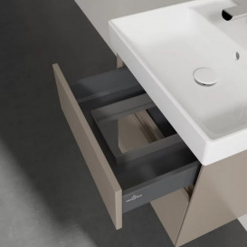 Тумба под раковину Villeroy & Boch Collaro 51х41,4 см ДСП трюфель серый C00700VG