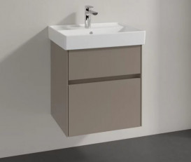 Тумба під раковину Villeroy & Boch Collaro 51х41,4 см ДСП сірий трюфель C00700VG