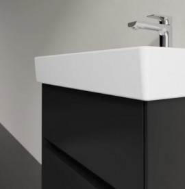 Тумба під раковину Villeroy & Boch Collaro 51х41,4 см МДФ чорний матовий лак C00700PD