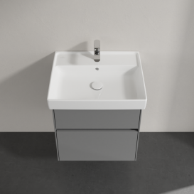 Тумба під раковину Villeroy & Boch Collaro 55,4 х44, 4 см МДФ глянсовий сірий C00800FP