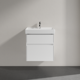 Тумба под раковину Villeroy & Boch Collaro 55,4х44,4 см ДСП белый матовый C00800MS