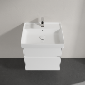 Тумба под раковину Villeroy & Boch Collaro 55,4х44,4 см ДСП белый матовый C00800MS