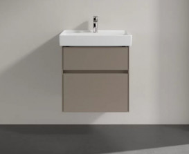 Тумба под раковину Villeroy & Boch Collaro 55,4х44,4 см ДСП трюфель серый C00800VG