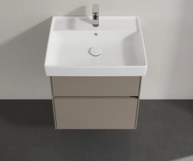 Тумба под раковину Villeroy & Boch Collaro 55,4х44,4 см ДСП трюфель серый C00800VG