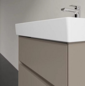 Тумба под раковину Villeroy & Boch Collaro 55,4х44,4 см ДСП трюфель серый C00800VG