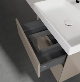 Тумба под раковину Villeroy & Boch Collaro 55,4х44,4 см ДСП трюфель серый C00800VG