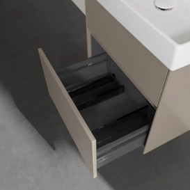 Тумба под раковину Villeroy & Boch Collaro 55,4х44,4 см ДСП трюфель серый C00800VG