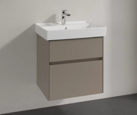 Тумба под раковину Villeroy & Boch Collaro 55,4х44,4 см ДСП трюфель серый C00800VG
