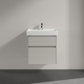 Тумба під раковину Villeroy & Boch Collaro 55,4 х44, 4 см ДСП м'який сірий C00800VK