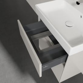 Тумба під раковину Villeroy & Boch Collaro 55,4 х44, 4 см ДСП м'який сірий C00800VK