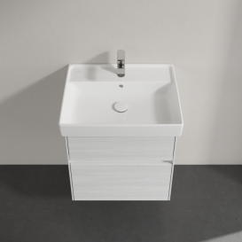 Тумба под раковину Villeroy & Boch Collaro 55,4х44,4 см ДСП белое дерево C00800E8