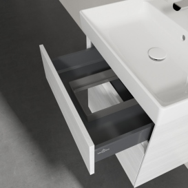 Тумба под раковину Villeroy & Boch Collaro 55,4х44,4 см ДСП белое дерево C00800E8