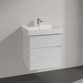 Тумба под раковину Villeroy & Boch Collaro 55,4х44,4 см ДСП белое дерево C00800E8