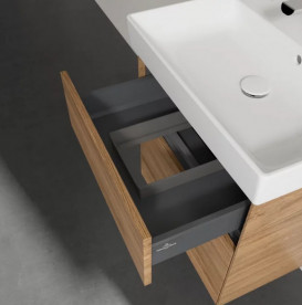 Тумба под раковину Villeroy & Boch Collaro 55,4х44,4 см ДСП дуб канзас C00800RH
