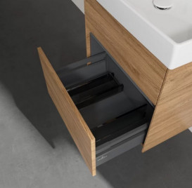 Тумба под раковину Villeroy & Boch Collaro 55,4х44,4 см ДСП дуб канзас C00800RH