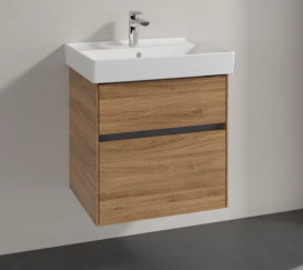 Тумба под раковину Villeroy & Boch Collaro 55,4х44,4 см ДСП дуб канзас C00800RH