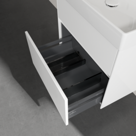 Тумба під раковину Villeroy & Boch Collaro 60,4 х44,4 см МДФ глянсовий білий C00900DH