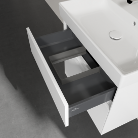 Тумба под раковину Villeroy & Boch Collaro 60,4х44,4 см ДСП белый матовый C00900MS