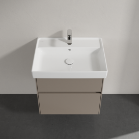 Тумба під раковину Villeroy & Boch Collaro 60,4х44,4 см ДСП сірий трюфель C00900VG