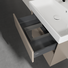 Тумба під раковину Villeroy & Boch Collaro 60,4х44,4 см ДСП сірий трюфель C00900VG