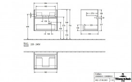 умба під раковину Villeroy & Boch Collaro 60,4х44, 4 см ДСП північний дуб C00900VJ