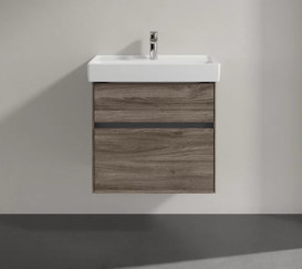 Тумба под раковину Villeroy & Boch Collaro 60,4х44,4 см ДСП каменный дуб C00900RK