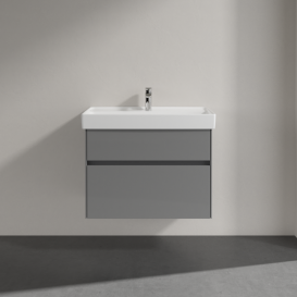 Тумба під раковину Villeroy & Boch Collaro 75,4х44, 4 см МДФ глянсовий сірий C01000FP
