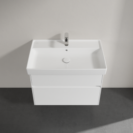 Тумба под раковину Villeroy & Boch Collaro 75,4х44,4 см ДСП матовый белый C01000MS