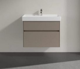 Тумба під раковину Villeroy & Boch Collaro 75,4 х44, 4 см ДСП трюфель сірий C01000VG