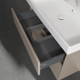 Тумба під раковину Villeroy & Boch Collaro 75,4 х44, 4 см ДСП трюфель сірий C01000VG