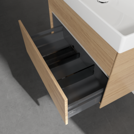 Тумба під раковину Villeroy & Boch Collaro 75,4 х44, 4 см ДСП північний дуб C01000VJ