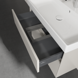 Тумба под раковину Villeroy & Boch Collaro 75,4х44,4 см ДСП мягкий серый C01000VK