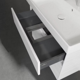 Тумба під раковину Villeroy & Boch Collaro 75,4 х44, 4 см ДСП біле дерево C01000E8