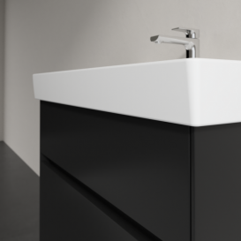 Тумба під раковину Villeroy & Boch Collaro 75,4 х44, 4 см МДФ чорний матовий лак C01000PD