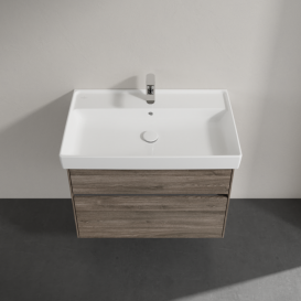 Тумба під раковину Villeroy & Boch Collaro 75,4х44,4 см ДСП кам'яний дуб C01000RK