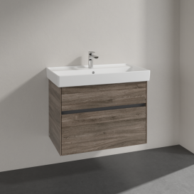 Тумба під раковину Villeroy & Boch Collaro 75,4х44,4 см ДСП кам'яний дуб C01000RK