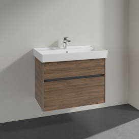 Тумба під раковину Villeroy & Boch Collaro 75,4х44,4 см ДСП дуб аризона C01000VH