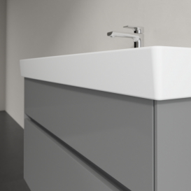 Тумба под раковину Villeroy & Boch Collaro 95,4х44,4 см МДФ глянцевый серый C01100FP