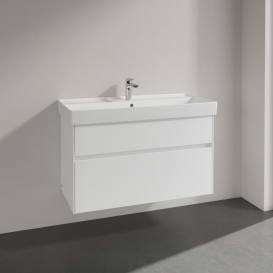 Тумба под раковину Villeroy & Boch Collaro 95,4х44,4 см ДСП белый матовый C01100MS