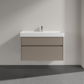 Тумба под раковину Villeroy & Boch Collaro 95,4х44,4 см ДСП трюфель серый C01100VG