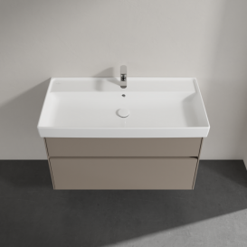 Тумба под раковину Villeroy & Boch Collaro 95,4х44,4 см ДСП трюфель серый C01100VG