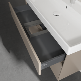 Тумба под раковину Villeroy & Boch Collaro 95,4х44,4 см ДСП трюфель серый C01100VG