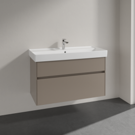 Тумба под раковину Villeroy & Boch Collaro 95,4х44,4 см ДСП трюфель серый C01100VG