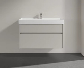 Тумба під раковину Villeroy & Boch Collaro 95,4 х44, 4 см ДСП м'який сірий C01100VK