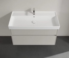 Тумба под раковину Villeroy & Boch Collaro 95,4х44,4 см ДСП мягкий серый C01100VK