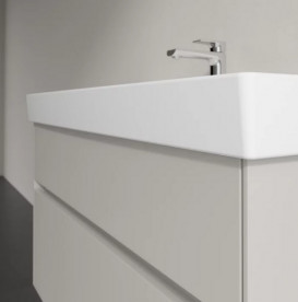 Тумба под раковину Villeroy & Boch Collaro 95,4х44,4 см ДСП мягкий серый C01100VK