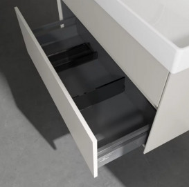 Тумба под раковину Villeroy & Boch Collaro 95,4х44,4 см ДСП мягкий серый C01100VK