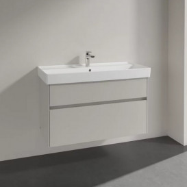 Тумба под раковину Villeroy & Boch Collaro 95,4х44,4 см ДСП мягкий серый C01100VK