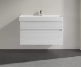 Тумба под раковину Villeroy & Boch Collaro 95,4х44,4 см ДСП белое дерево C01100E8