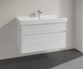 Тумба под раковину Villeroy & Boch Collaro 95,4х44,4 см ДСП белое дерево C01100E8